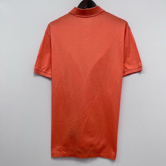Ralph Lauren Purple Label Men's Coral Pink Polo Shirt Embroidered Pony Pique XL - Picture 7 of 11